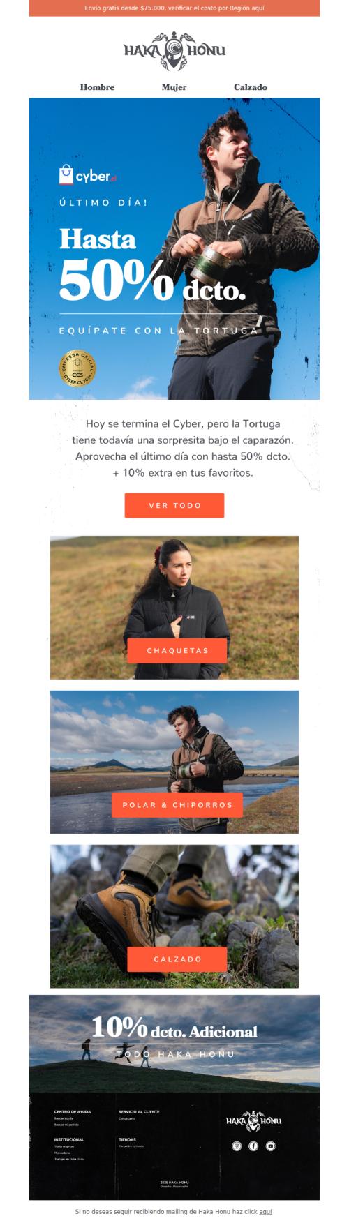 Último día Cyber Haka! Aprovecha el extra 10%