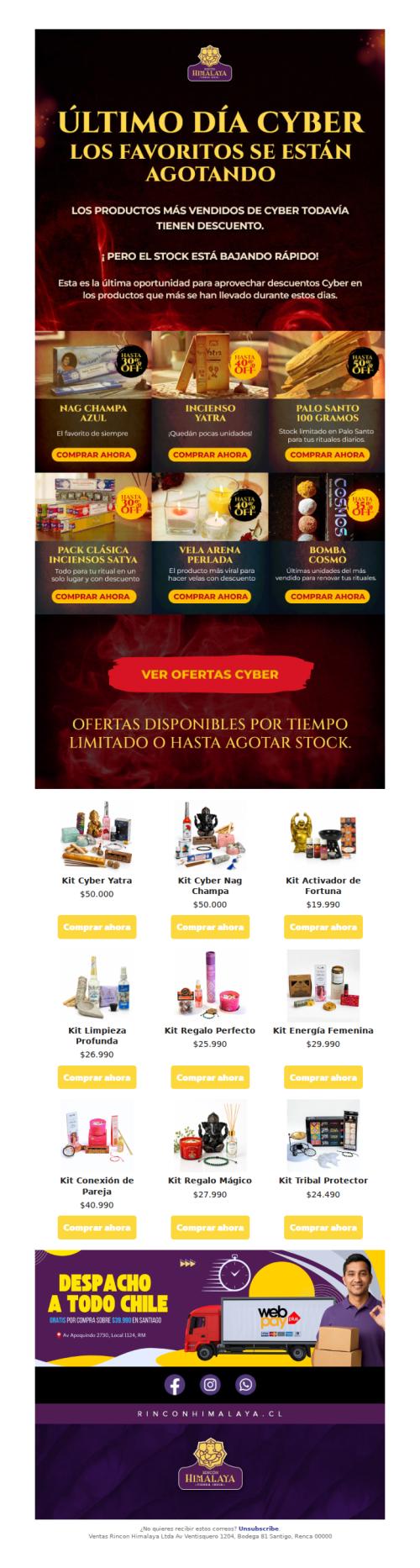 🛒 Cyber Day : ULTIMO DIA