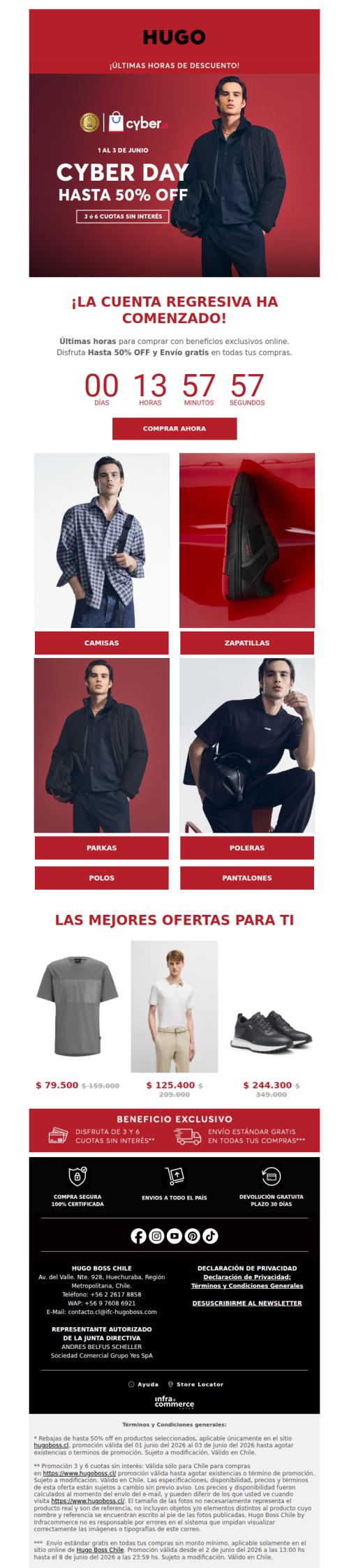 ¡𝗨́𝗹𝘁𝗶𝗺𝗼 𝗱𝗶́𝗮 𝗱𝗲𝗹 𝗖𝘆𝗯𝗲𝗿 𝗗𝗮𝘆! Hasta 50% OFF en seleccionados