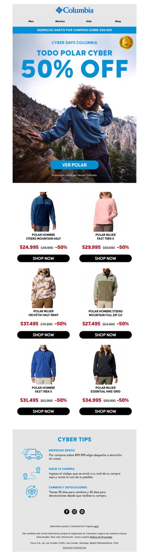 Polar Cyber Day: 50% OFF ⚡