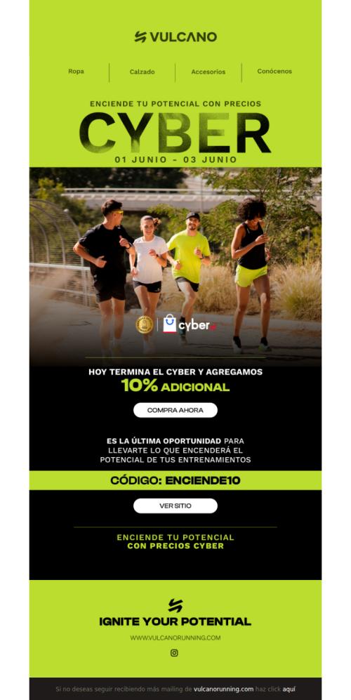 Último día: 10% extra en Cyber