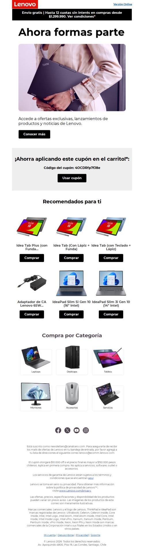 👋 ¡Bienvenido! Lo mejor está por venir 🎁