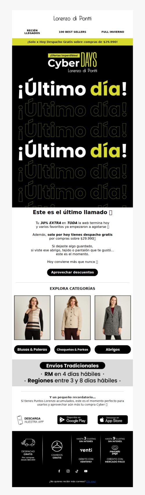 Últimas horas del Cyber🔥
