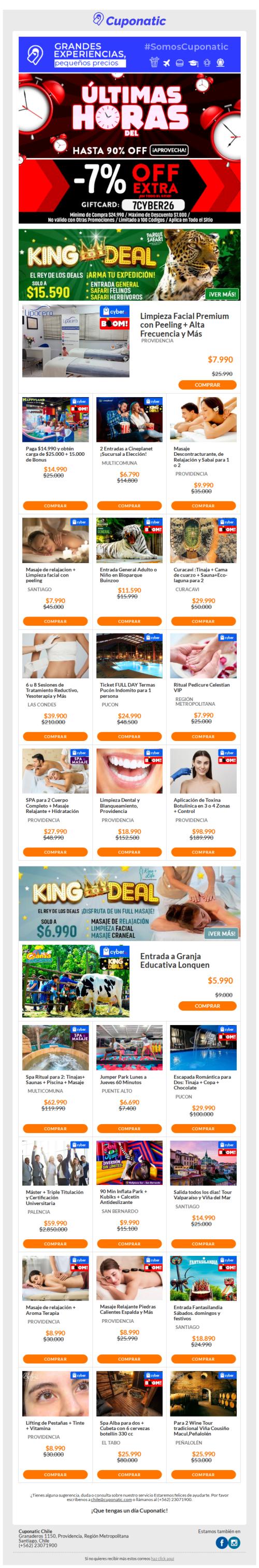 ⚠️ -7% EXTRA en TODO CYBER ⏰¡ÚLTIMAS HORAS! ✙ Cuotas SIN Interés