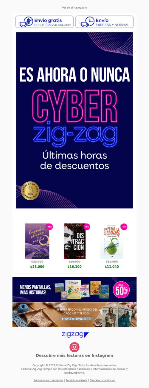 🔥 Se acaba el Cyber hasta 60% OFF: aprovecha antes que termine