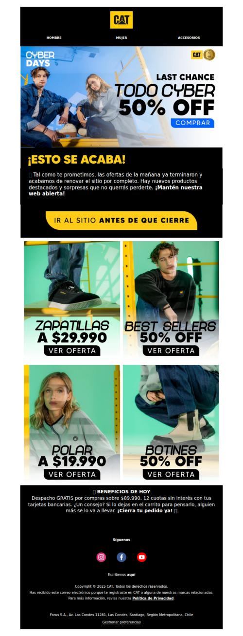 ¡TODO EL SITIO CON 50% OFF! 🚨 ÚLTIMAS HORAS