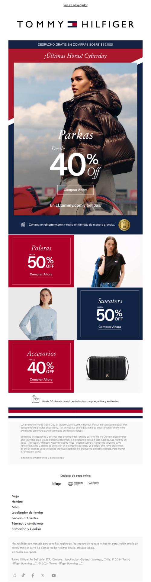 🚨 Últimas horas Cyber Mujer: Hasta 50% off