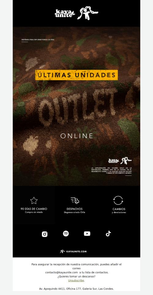 OUTLET KAYA - ÚLTIMAS UNIDADES
