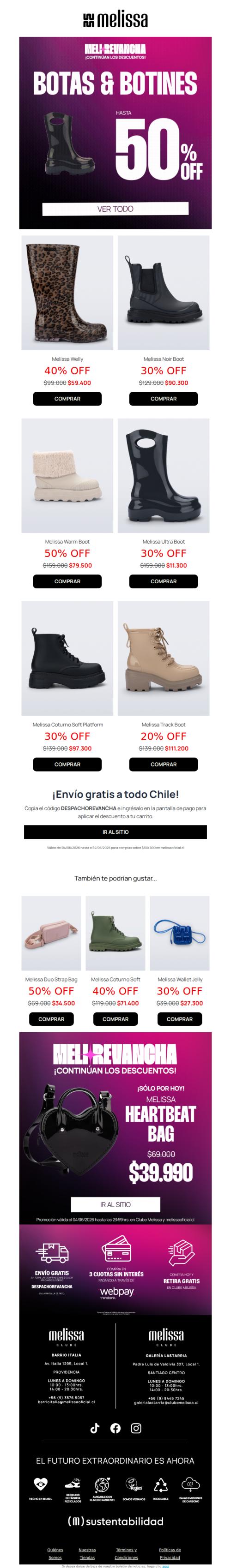 ¡Botas y botines con hasta 40% OFF! 🤎