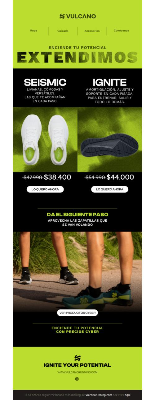 Zapatillas que se van volando