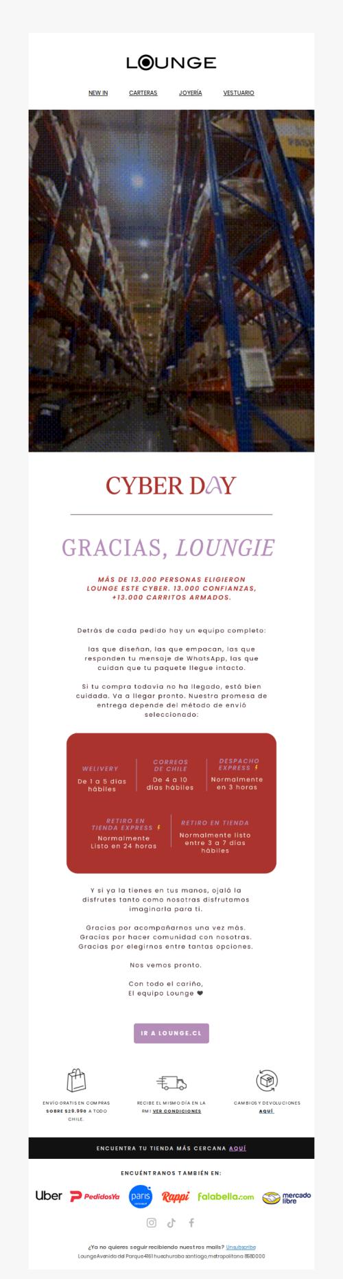 Gracias por ser parte de este Cyber Lounge 💖