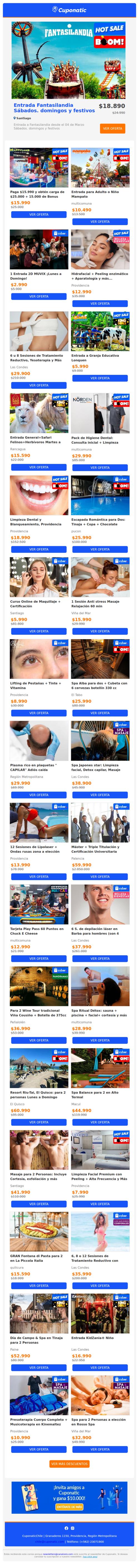 ¡FINDE Ardiente! ➠ Plan con 20% de VUELTA✨ Safari / HappyLand / Masajes