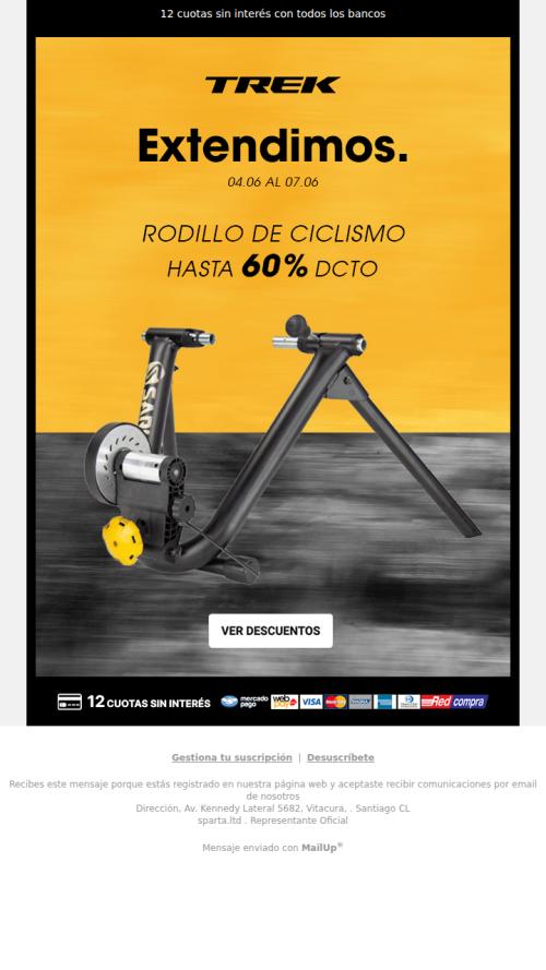 🔥Rodillos hasta 60% OFF /OFERTAS en Trek🚲