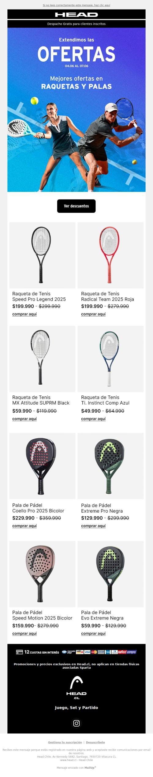 🚨Descuentos en Palas y Raquetas