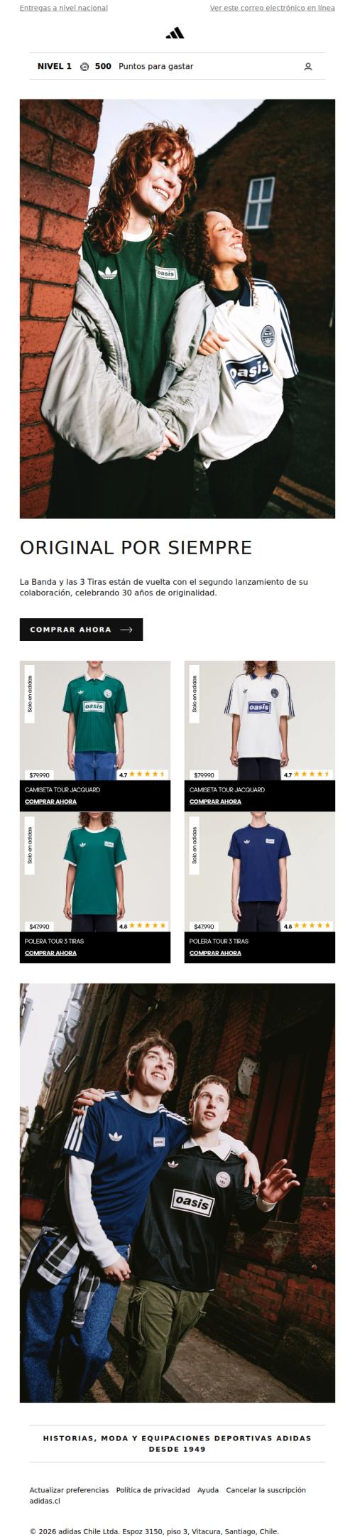 adidas x Oasis