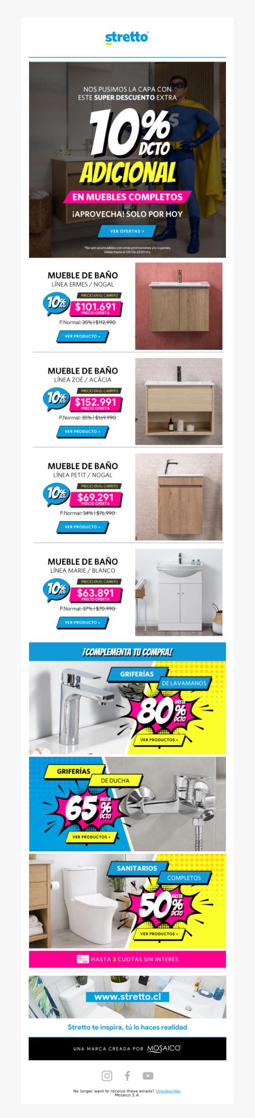⚡10% dcto ADICIONAL en tu Mueble Soñado 💙