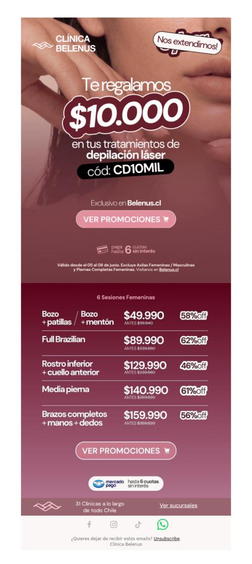 Extendimos cupón CD10Mil 🌸