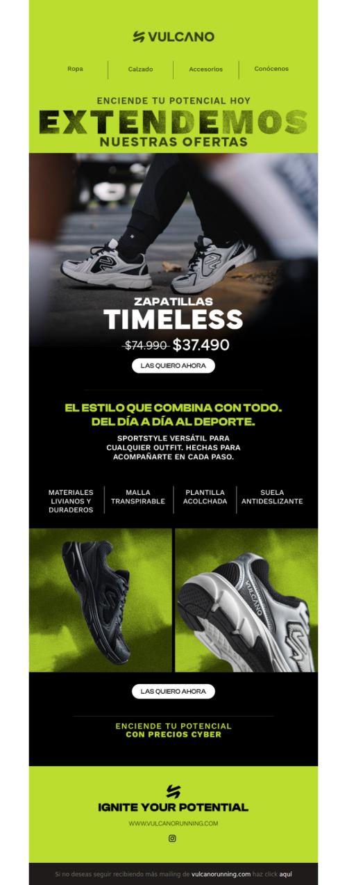 Timeless a mitad de precio: $37.490