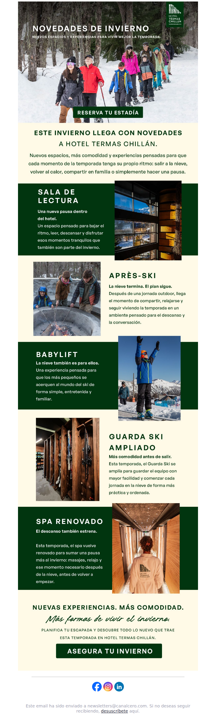 Nuevas experiencias para este invierno ❄️