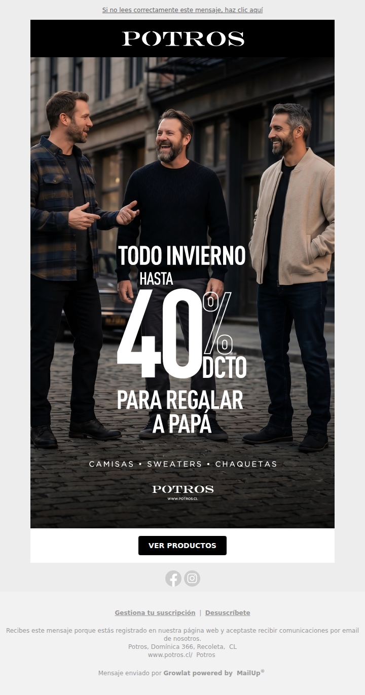 Hasta 40% dcto para regalar a papá 🎁