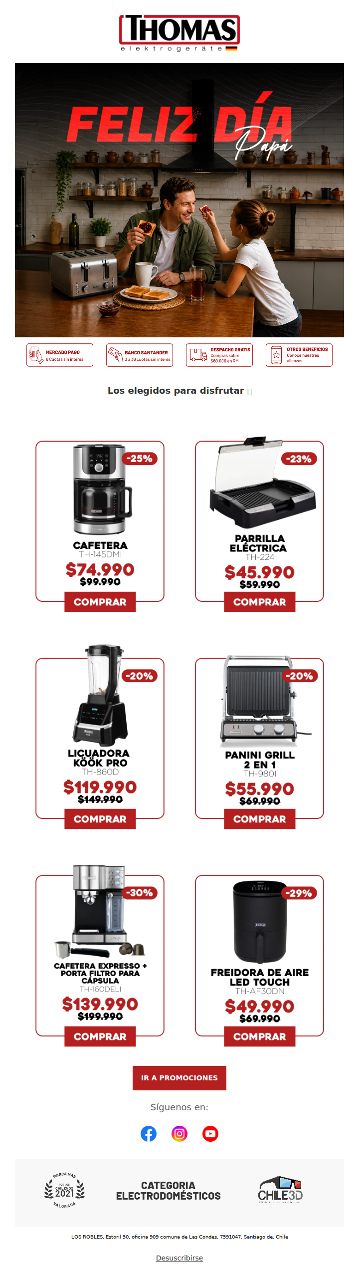 Celebra el día del padre con nosotros y descubre nuestras ofertas 👨‍💼