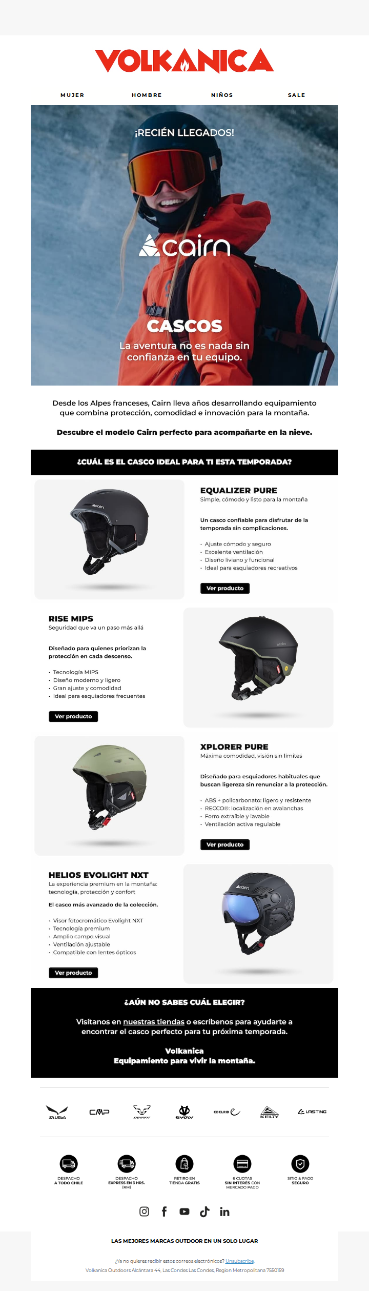 El casco perfecto para esta temporada de nieve ❄️