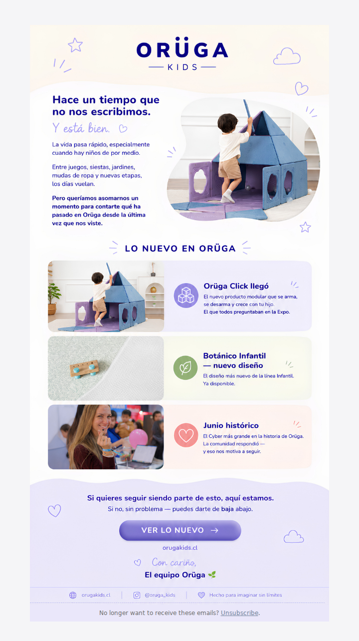 ¿Sigues ahí? Hay cosas nuevas pasando en Orüga 👀