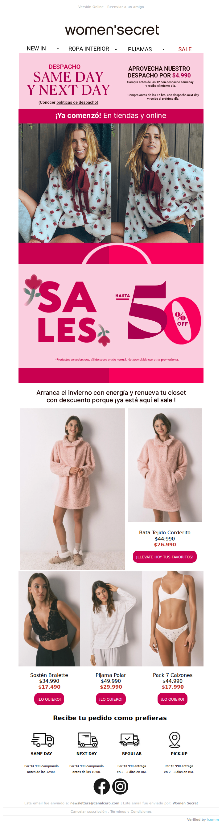 ¡❄️ Ya comenzó el SALE!  