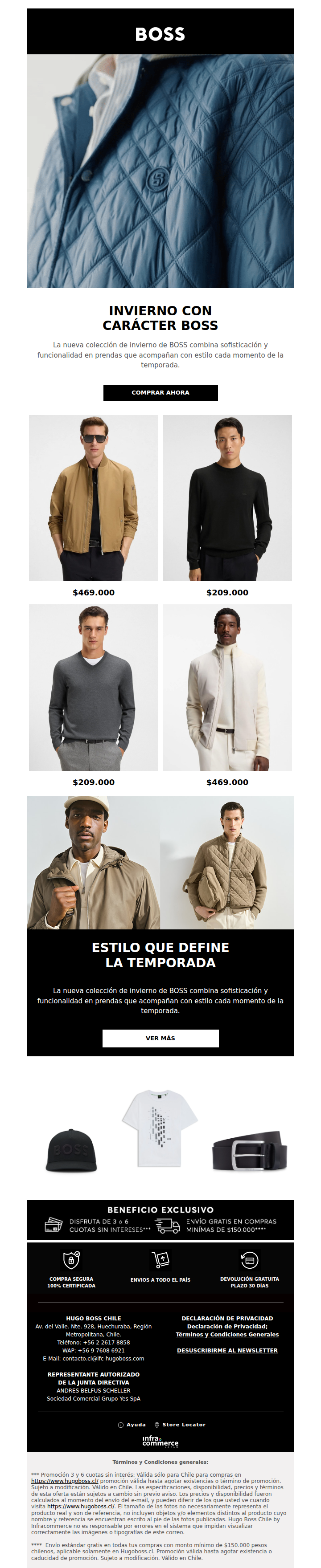 BOSS Invierno | Prendas para elevar tu estilo