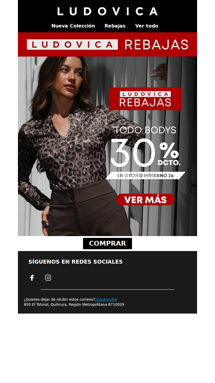 ¡Bodys con 30% de descuento para tí!