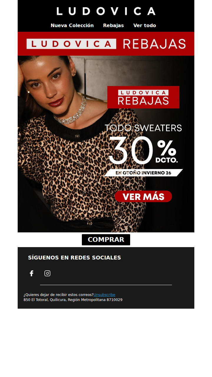 ¡Sweaters para el frio con 30% de descuento!