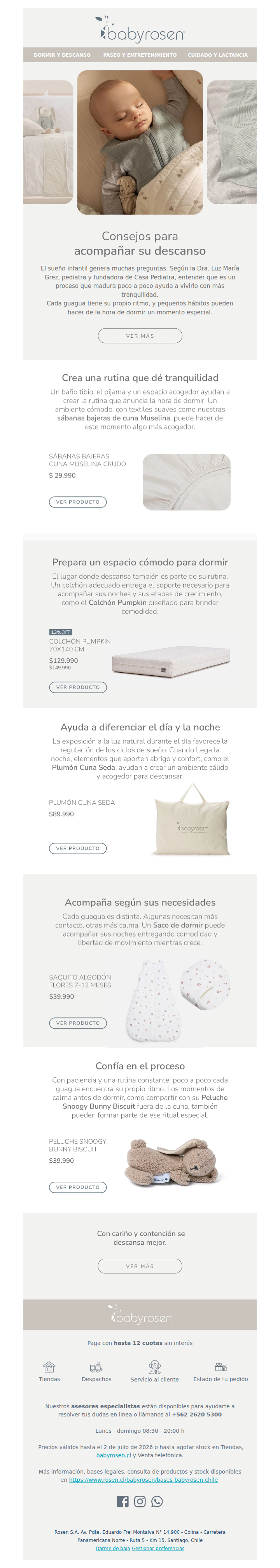 ¿Cómo duerme tu guagua? Claves para su descanso
