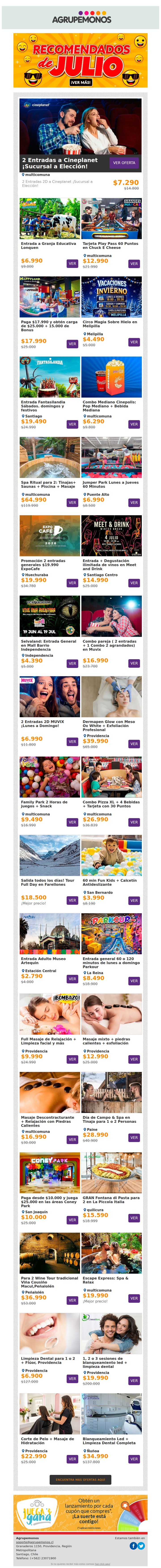 Julio te trae estas Joyitas✨¿Te las vas a Perder? ➠ Cineplanet | Granja Loquen