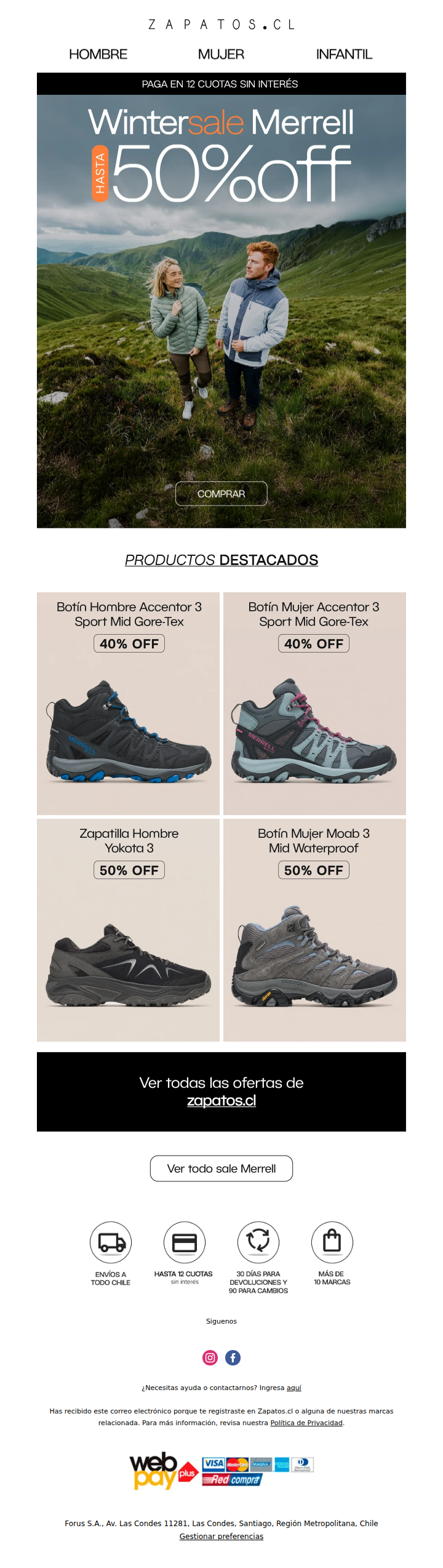 Winter Sale hasta 50% OFF