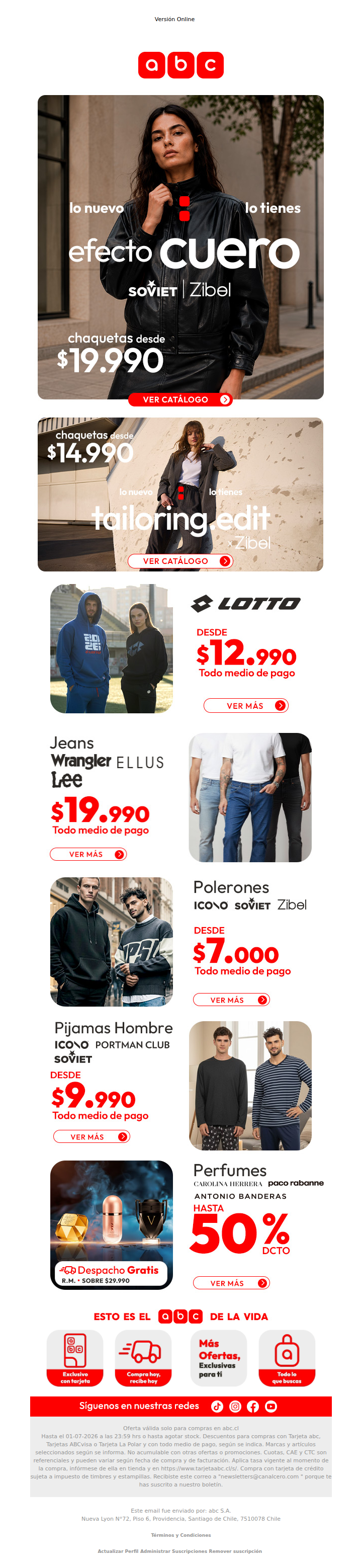 Básicos, tendencias y moda: Todo en abc.cl🔥