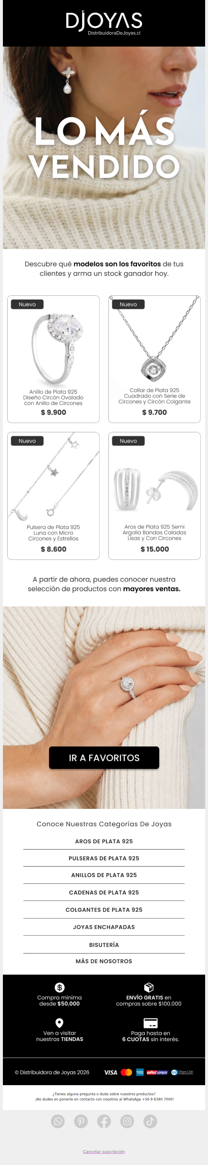 Los favoritos que venden