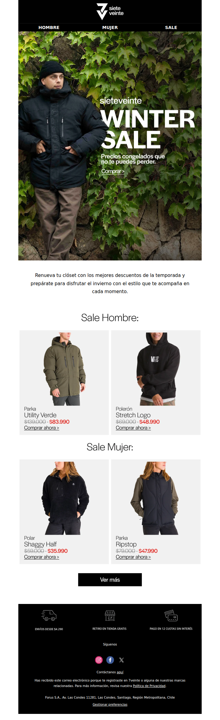 ¡El Winter Sale que esperabas ya está aquí! ❄️