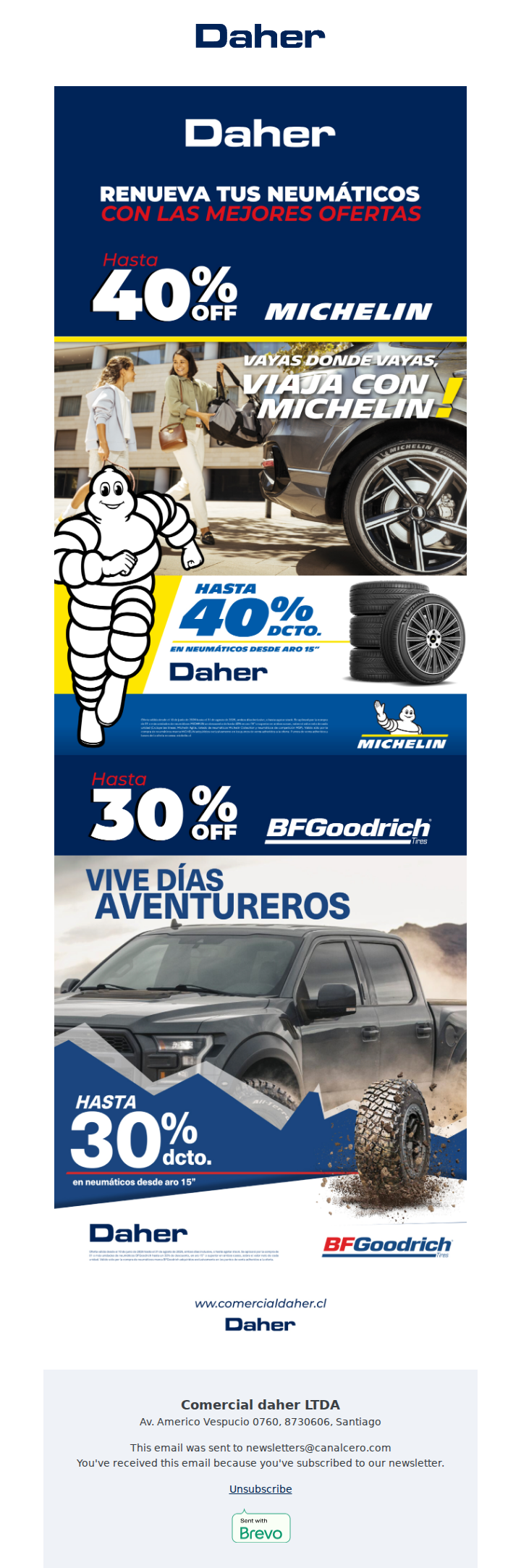 Descuentos Michelin y BFGoodrich 🛞