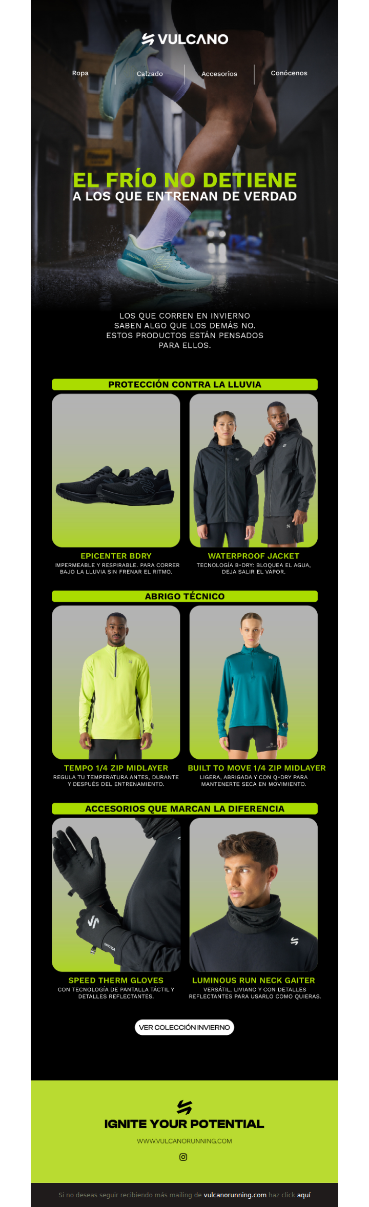 Correr en invierno tiene su ciencia