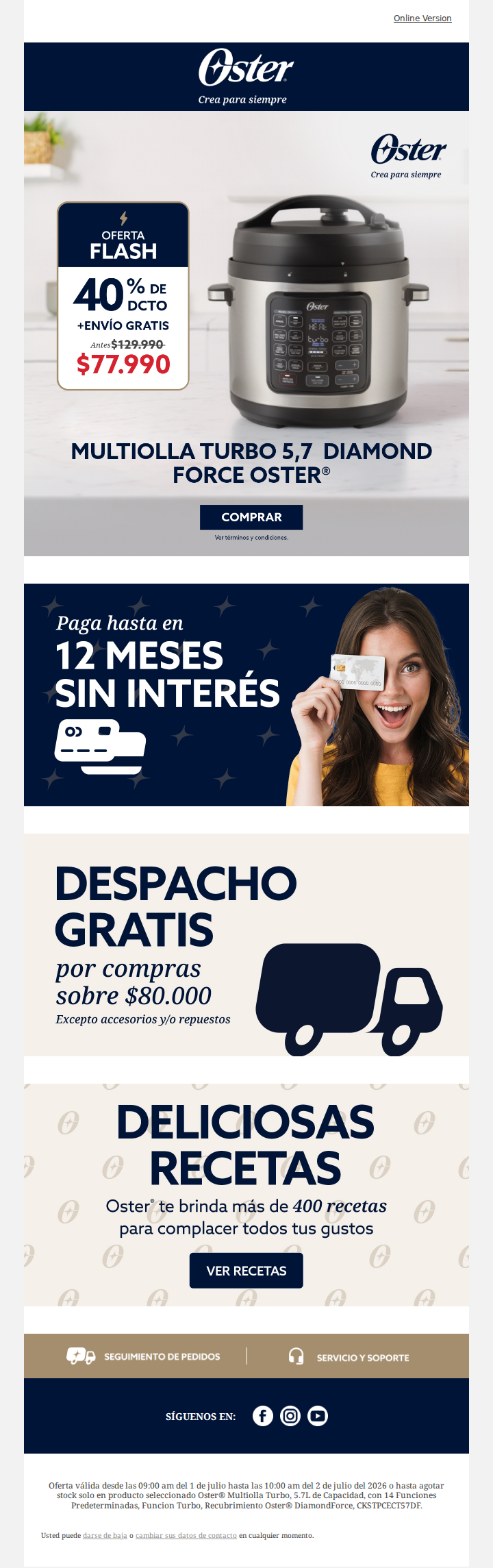OFERTA FLASH ÚLTIMAS HORAS