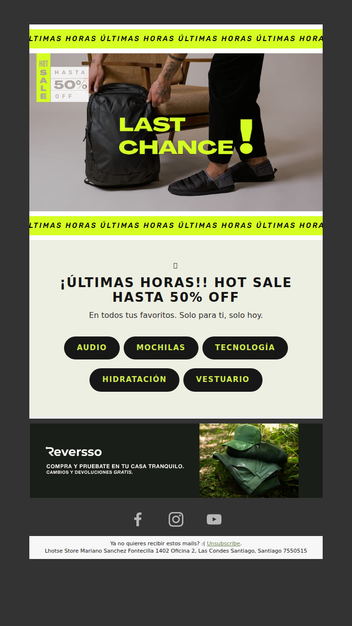 🔥 Hot Sale hasta 50% OFF, últimas horas de hoy