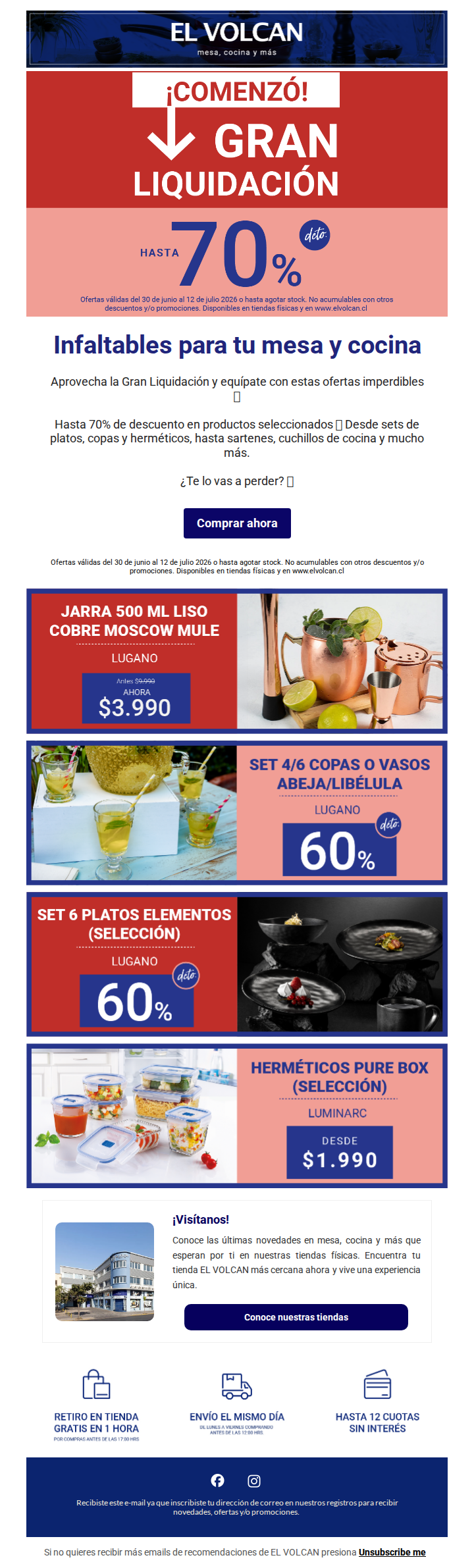 ¡Comenzó Gran Liquidación! 🤩 Hasta 70% DCTO ✨