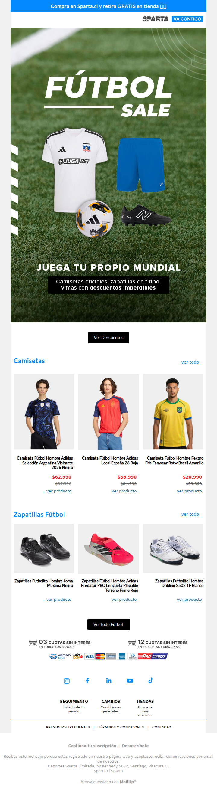 ⚽SALE Fútbol: Activa el Modo Mundial y aprovecha estas ofertas