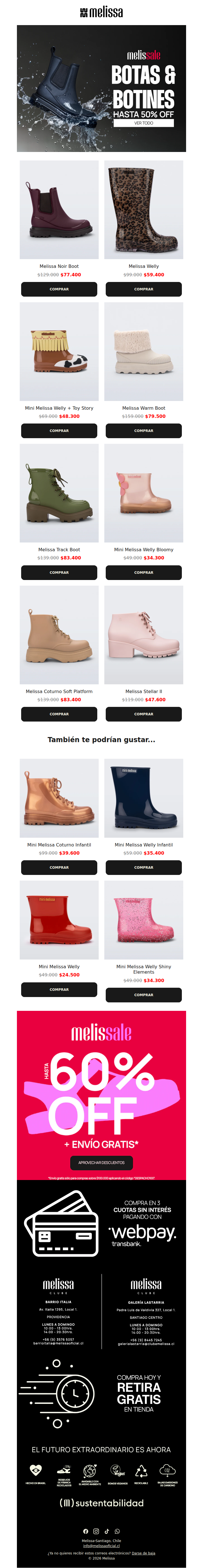 ¡Botas y botines hasta 50% OFF! ❤️‍🔥