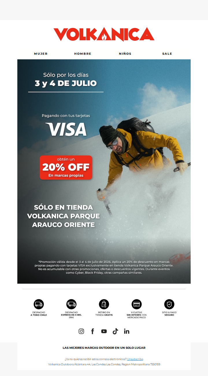 20% OFF 💥 ¡SÓLO POR HOY Y MAÑANA!
