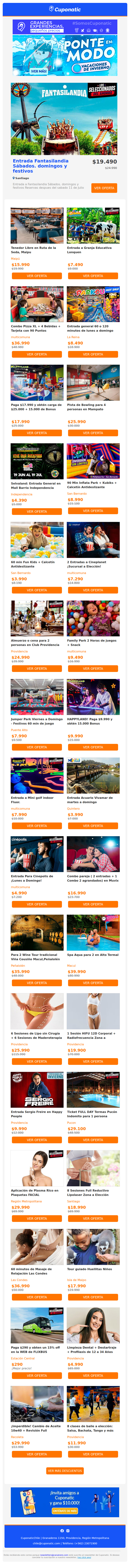 Finde en Familia❄️Últimos Días de las Vacaciones de Invierno⏰Cinépolis/Selvaland