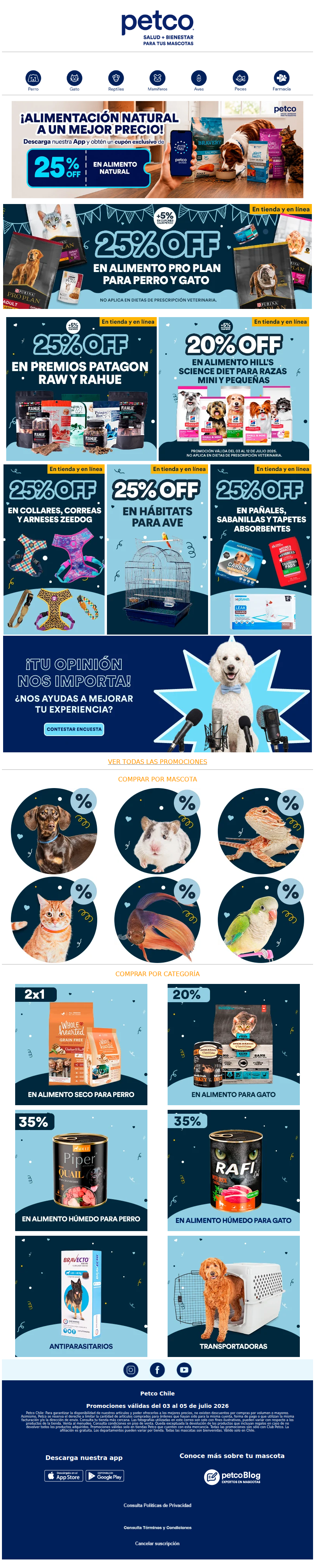 💥¡Hasta 35% en productos seleccionados! 🐶🐱🦜