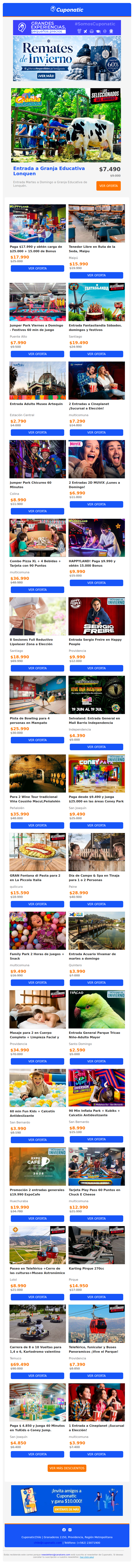 ❄️Antes de Volver a la Rutina✨REMATES de INVIERNO❄️ Granja Loquen | Happyland