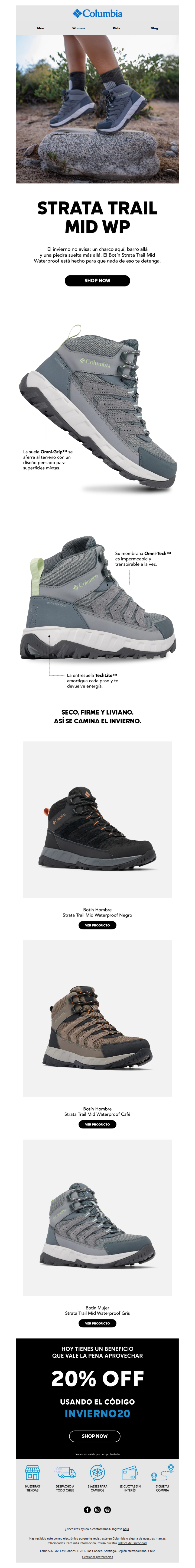Que la lluvia no te detenga: pies 100% secos 🥾
