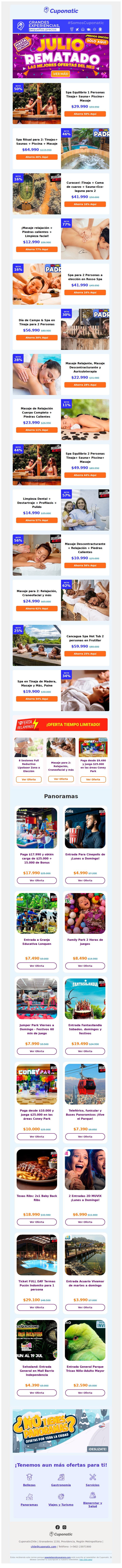 Tu Billetera Dijo "Gracias"❤️ JULIO REMATADO⏰ Arma los Mejores Panoramas
